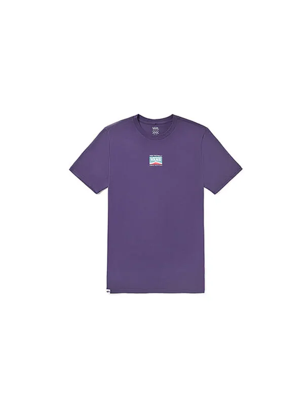 Футболка back large logo printing short sleeve purple Vans — изображение 2 из 2, фиолетовый