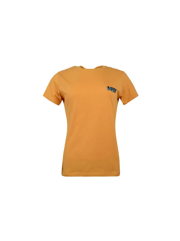 Футболка alphabet printing short sleeve yellow Vans — изображение 2 из 2, желтый