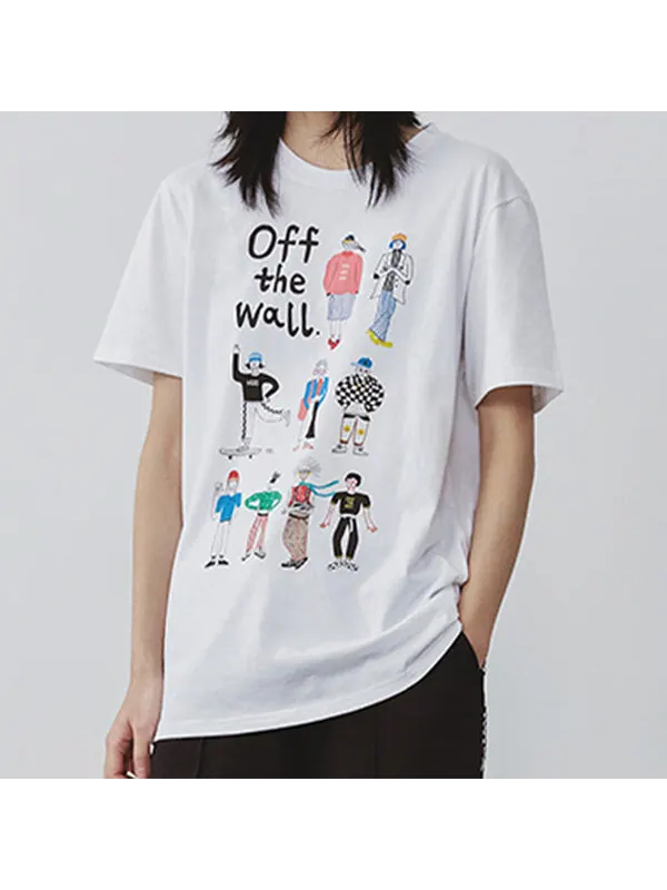 Футболка otw synjiayi printing short sleeve white Vans — изображение 3 из 4, белый