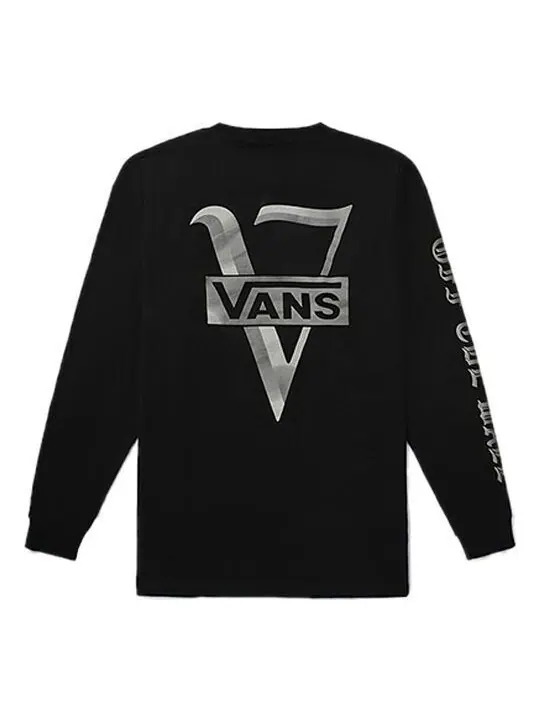 Толстовка back printing casual sports couple style black Vans