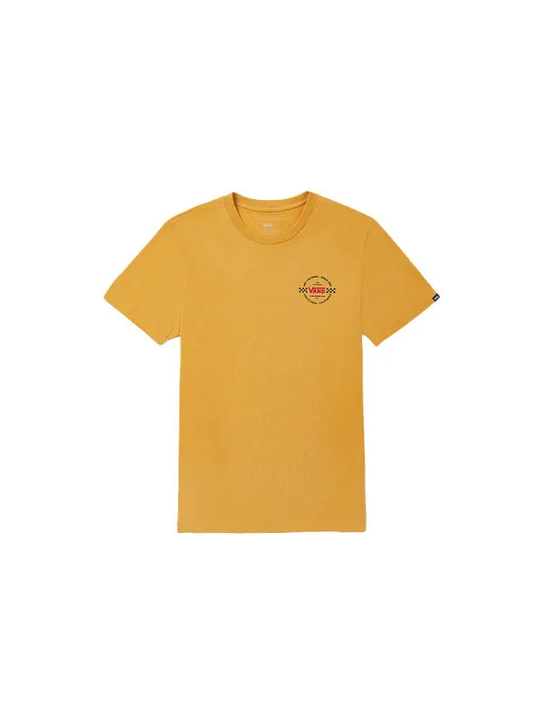 Футболка men's athleisure casual sports short sleeve yellow Vans — изображение 2 из 2, желтый