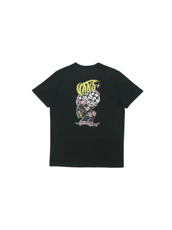 Футболка men's artist printed round neck tee black Vans — изображение 2 из 4, черный