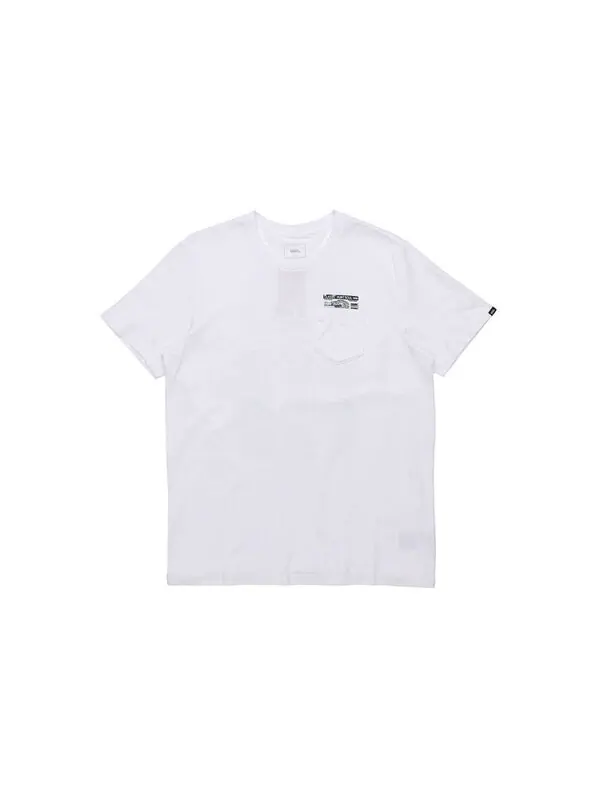 Футболка men's asian artist crossover series pattern printing short sleeve white Vans — изображение 2 из 4, белый