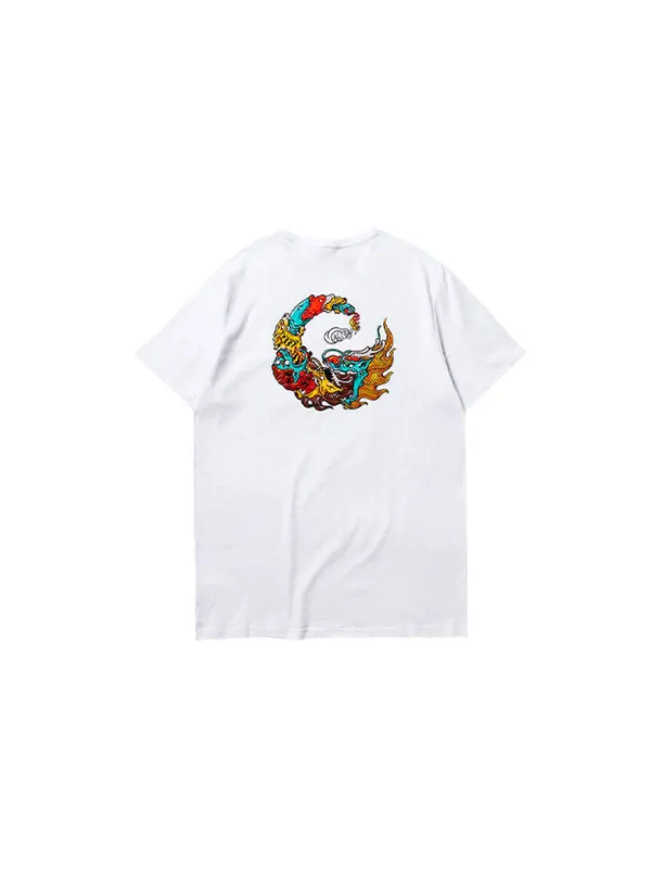 Футболка men's artist printed round neck tee white Vans — изображение 2 из 2, белый