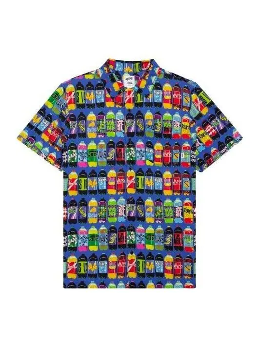 Рубашка x fergus all over print rayon short sleeve shirt 'multi-color' Vans — изображение 1 из 4, мульти