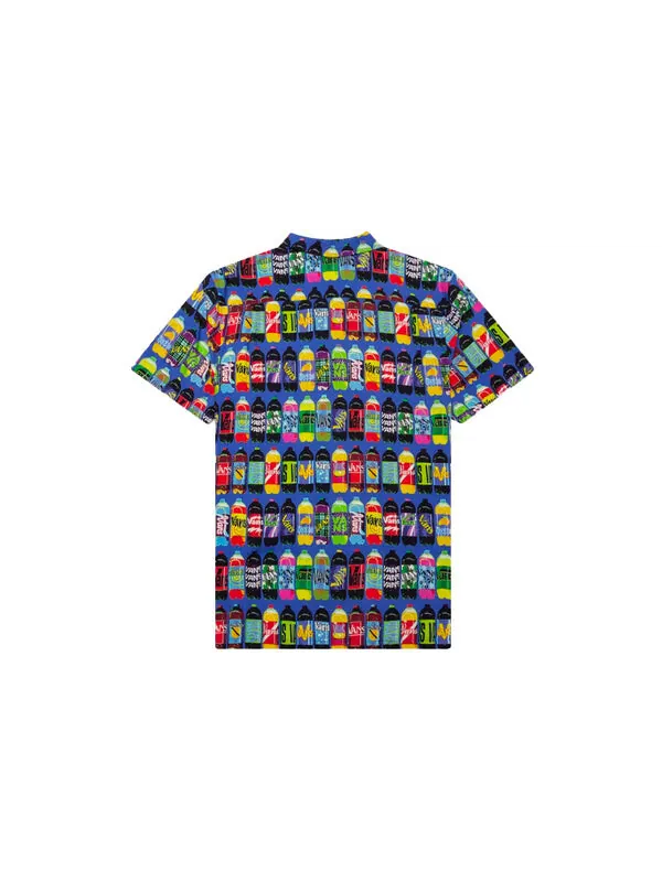 Рубашка x fergus all over print rayon short sleeve shirt 'multi-color' Vans — изображение 2 из 4, мульти