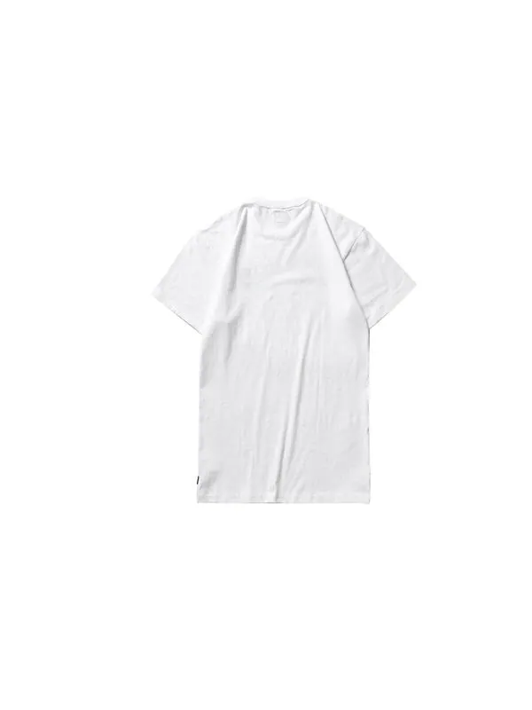 Футболка men's x jim goldberg small silhouette embroidery short sleeve white Vans — изображение 2 из 4, белый