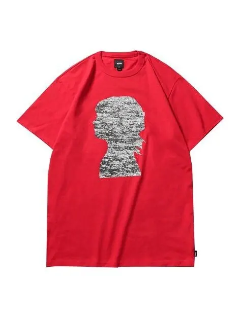 Футболка men's x jim goldberg silhouette print red Vans — изображение 1 из 4, красный