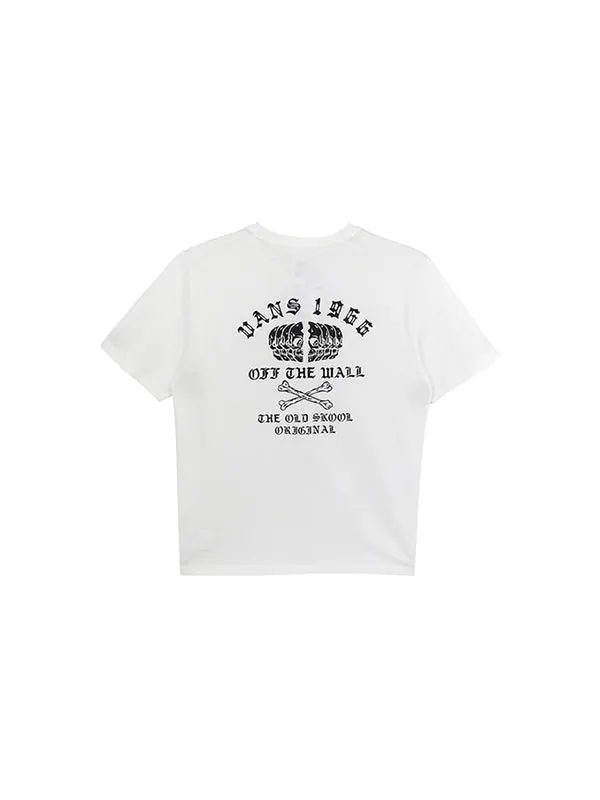 Футболка casual round neck short-sleeve men white Vans — изображение 2 из 2, белый