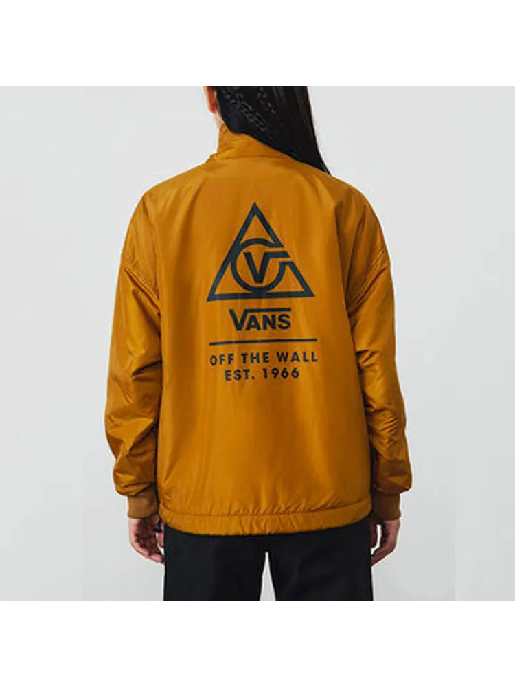 Куртка Vans Faux Sherpa, двусторонняя — изображение 4 из 5, коричневый/бежевый
