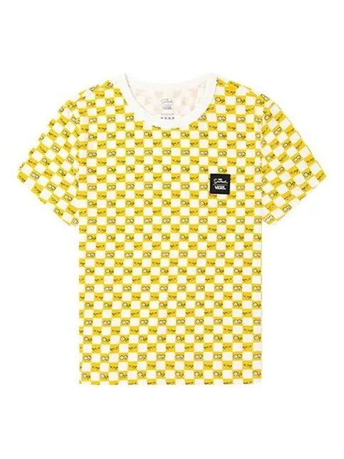 Футболка x x the simpsons series round-neck tee yellow Vans — изображение 1 из 2, желтый