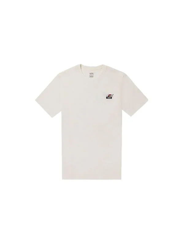 Футболка printing loose casual short sleeve couple style white Vans — изображение 2 из 2, белый