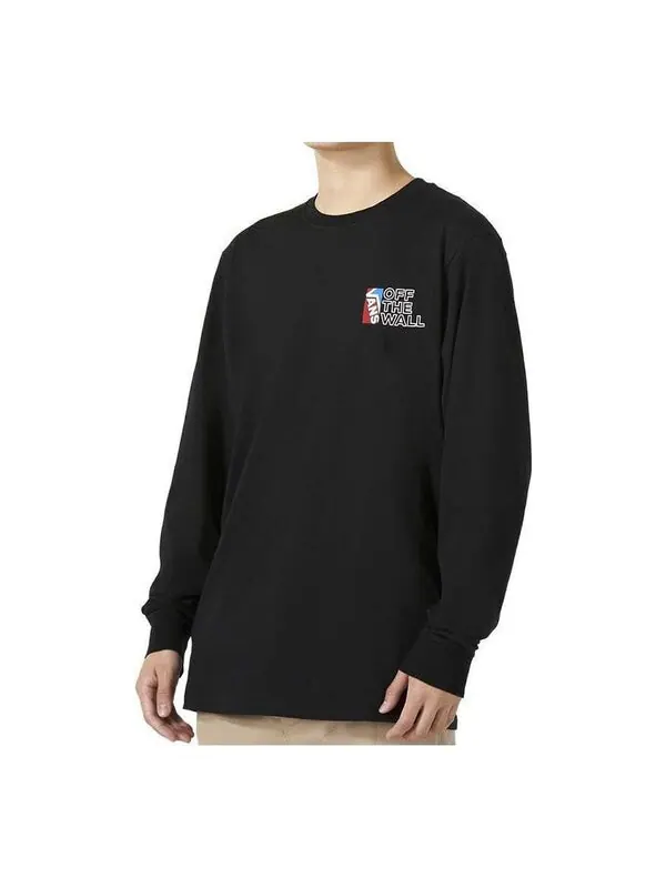 Футболка dimensions long sleeve t-shirt 'black' Vans