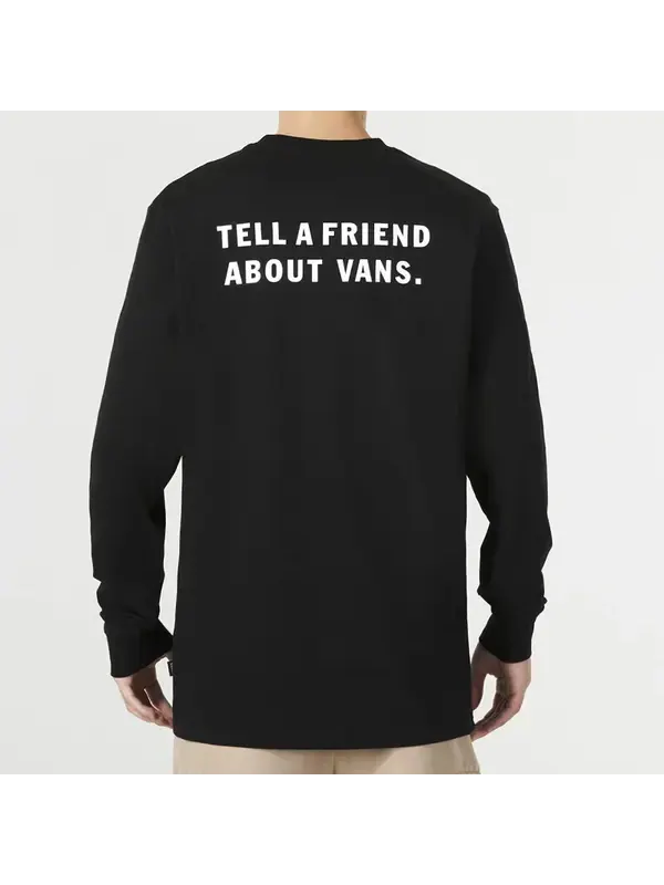 Футболка dimensions long sleeve t-shirt 'black' Vans — изображение 3 из 3, черный