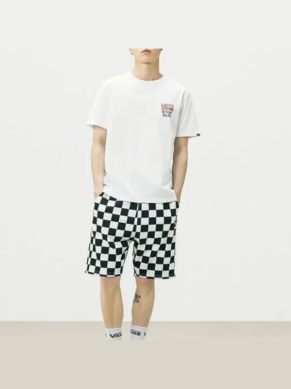 Футболка Vans Funny Printing Sports Round Neck Short Sleeve Unisex White — изображение 3 из 4, белый