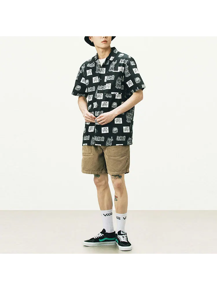 Футболка Vans x DUYANAIZI Series с принтом, повседневная спортивная, с коротким рукавом — изображение 6 из 7, черный