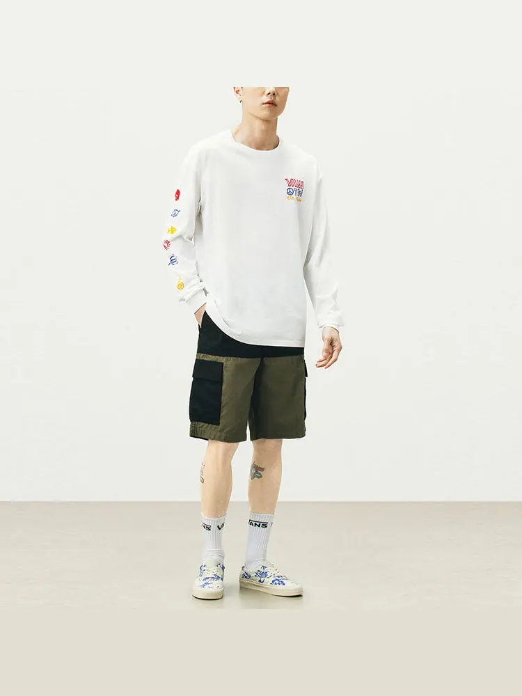 Футболка Vans Unisex Printing Round-neck Swea White — изображение 3 из 7, белый