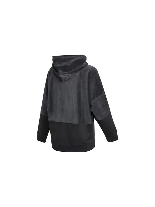 Свитер splicing long sleeves hoodie black gray Vans — изображение 2 из 2, бежевый