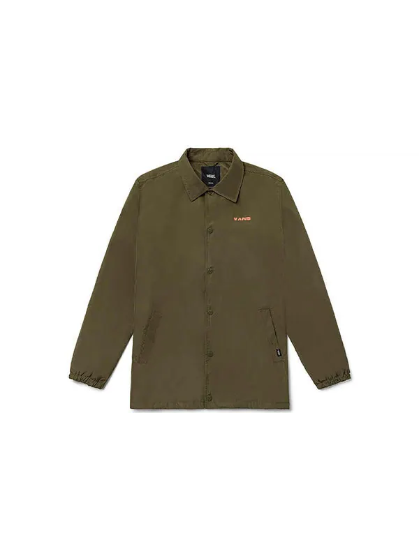 Куртка back funny pattern logo sports jacket couple style green Vans — изображение 2 из 2, зеленый