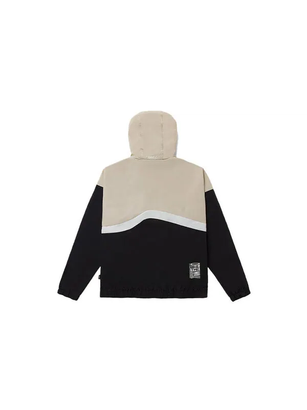 Куртка men's colorblock zipper casual hooded jacket Vans — изображение 2 из 4, бежевый