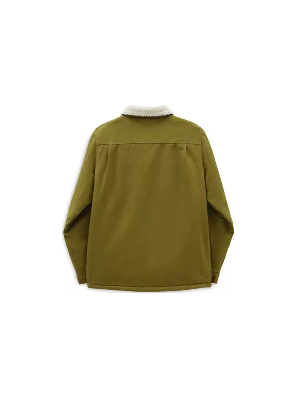 Куртка men's casual cargo lapel jacket green Vans — изображение 2 из 4, зеленый