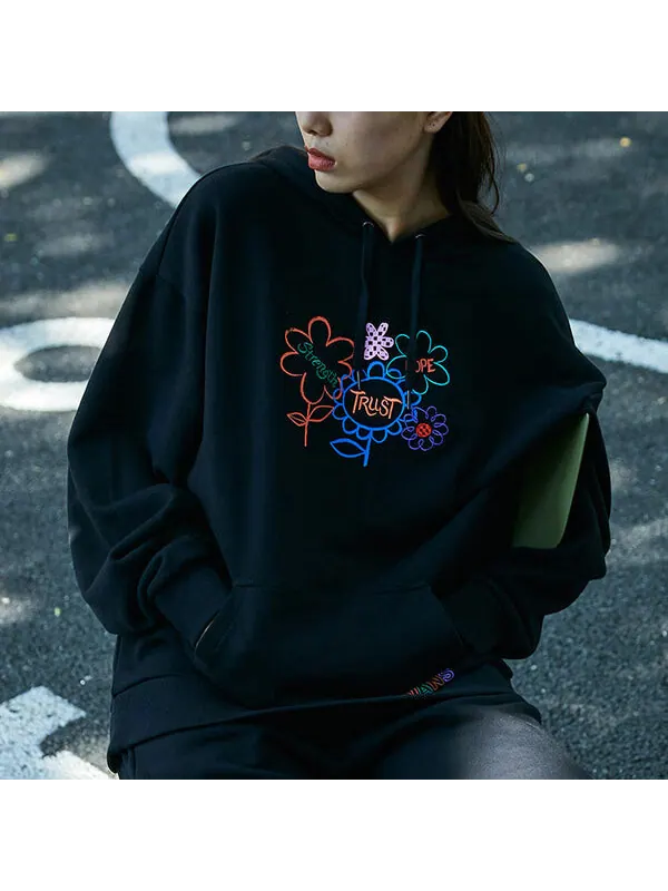 Свитер solid color fleece lined stay warm pullover hoodie black Vans — изображение 4 из 4, черный