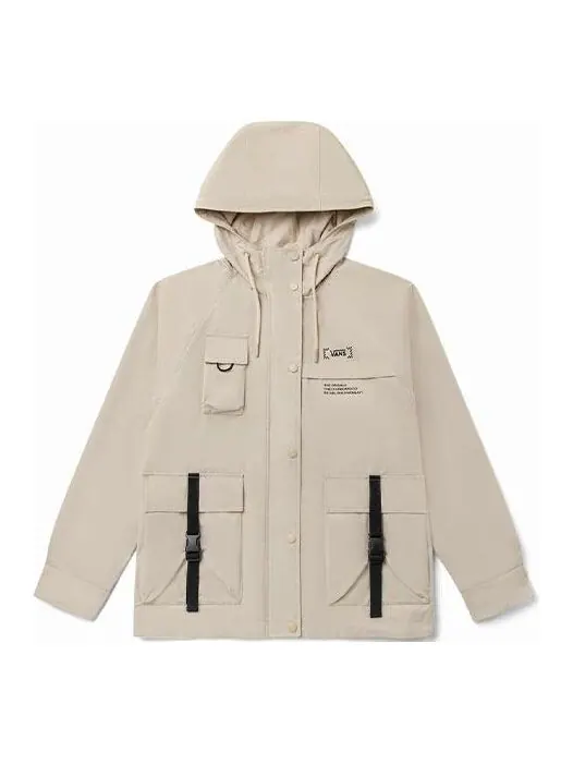 Куртка cargo multiple pockets hooded jacket black Vans
