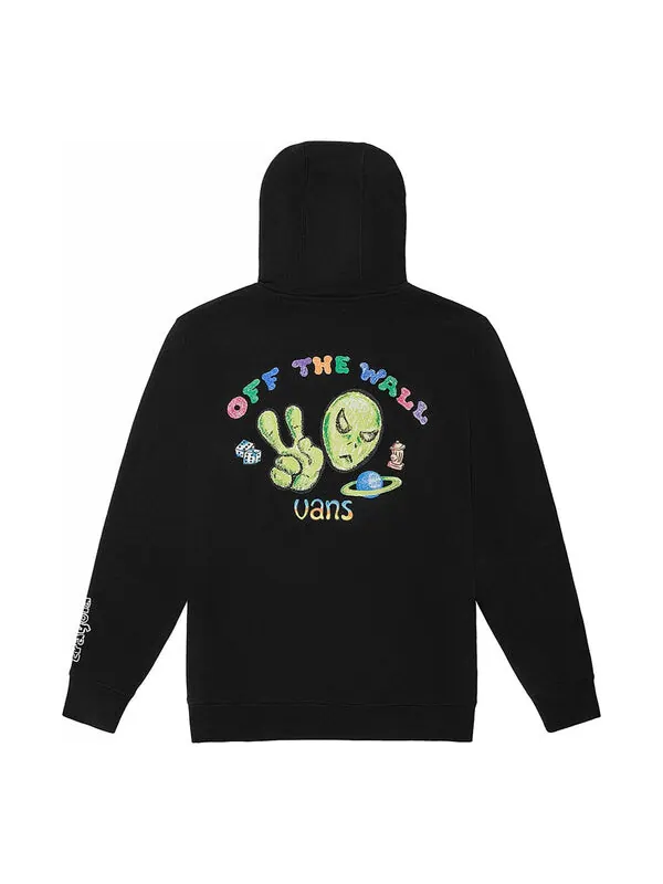 Свитер x justin henry sweatshirt 'antique white' Vans — изображение 1 из 4, черный/мульти