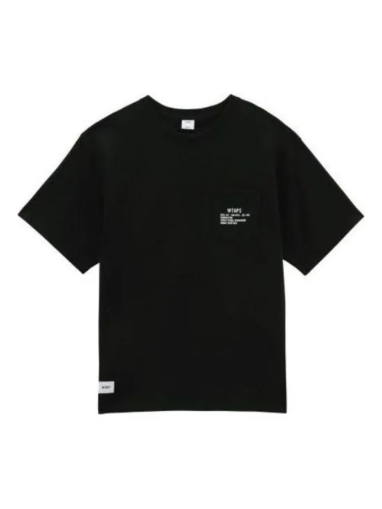 Футболка Vans x WTAPS Logo T-Shirt 'Black' — изображение 1 из 2, черный/мульти