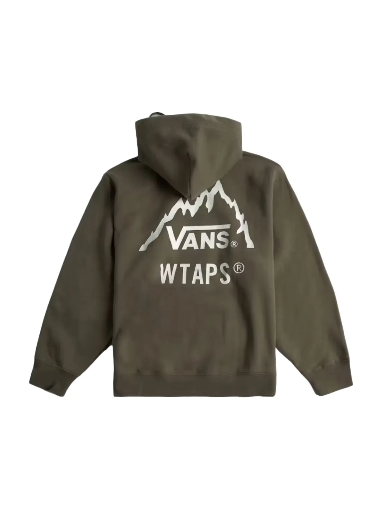 Худи Vans x WTAPS 'Smokey Olive' — изображение 2 из 2, оливковый