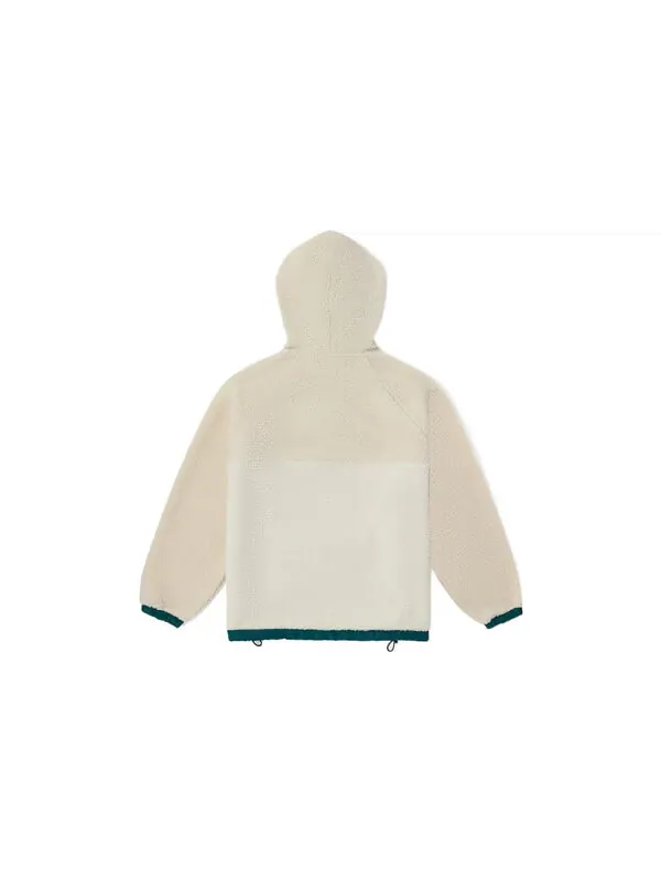 Толстовка hairy pullover hoodie 'duck green' Vans — изображение 2 из 4, бежевый/зеленый
