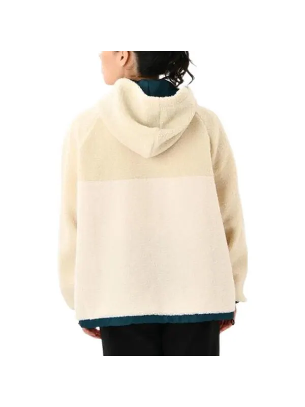 Толстовка hairy pullover hoodie 'duck green' Vans — изображение 4 из 4, бежевый/зеленый