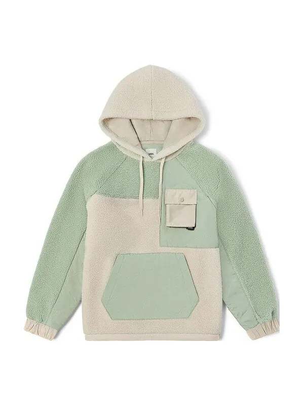Куртка down jacket 'blue' Vans — изображение 1 из 2, зеленый/бежевый