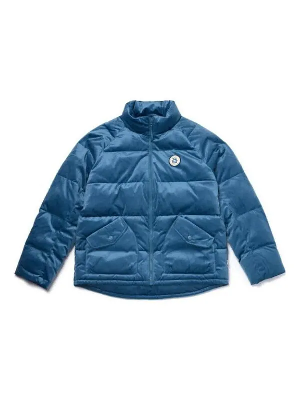 Куртка down jacket 'teal white' Vans — изображение 1 из 1, синий