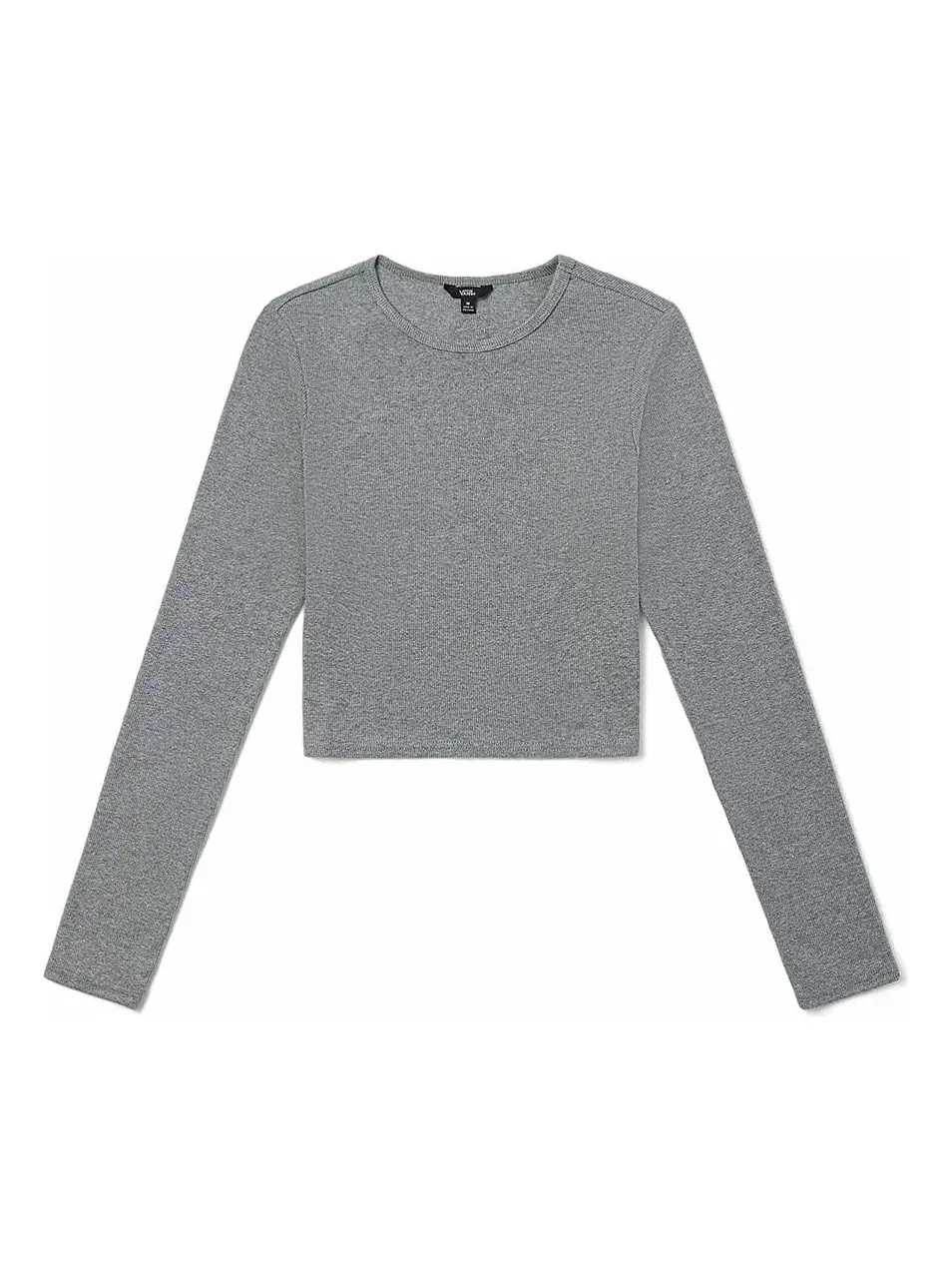 Топ (WMNS) Vans Armanto Long Sleeve Knit Shirt 'Grey' — изображение 1 из 3, серый