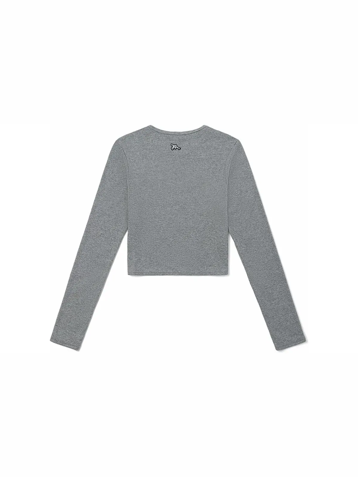 Топ (WMNS) Vans Armanto Long Sleeve Knit Shirt 'Grey' — изображение 2 из 3, серый