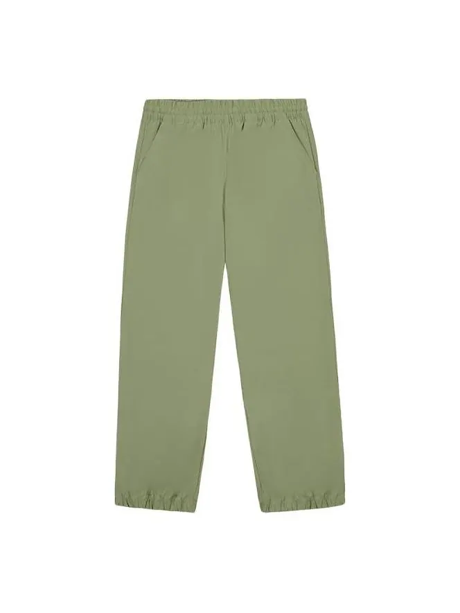 Спортивные брюки (WMNS) New Balance Athletics Stretch Woven Jogger Pants 'Dark Olivine' — изображение 1 из 2, зеленый