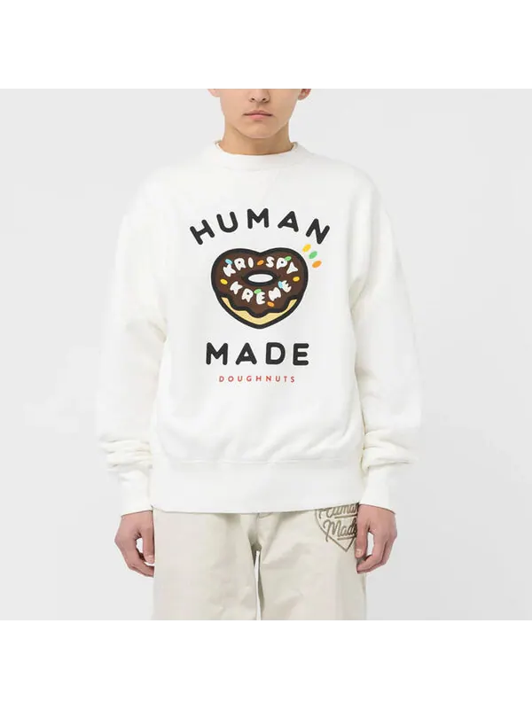 Футболка x girls don't cry gdc white day long sleeve t-shirt 'white' Human Made — изображение 3 из 4, белый