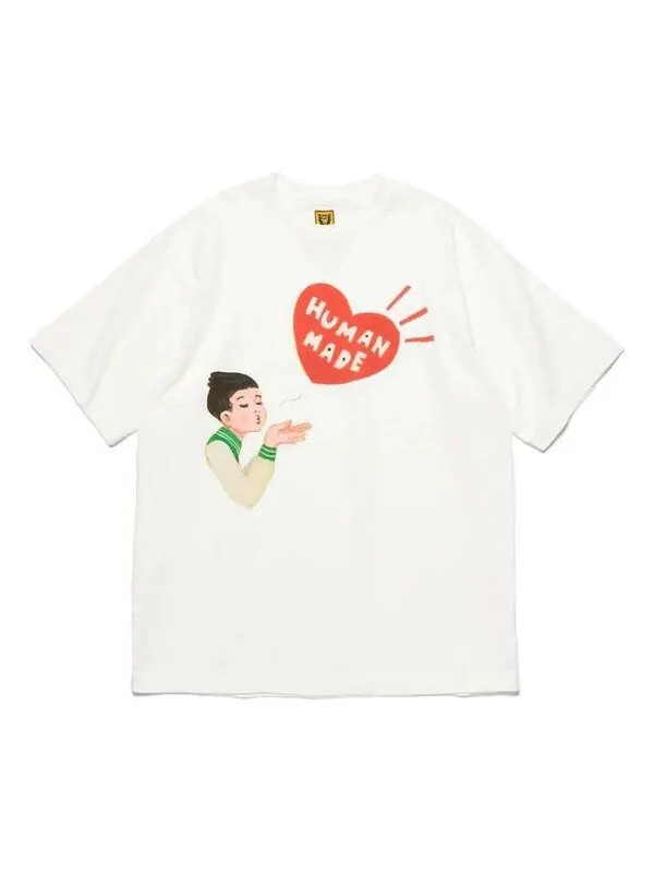 Футболка x keiko sootome t-shirt 'white' Human Made — изображение 1 из 2, белый
