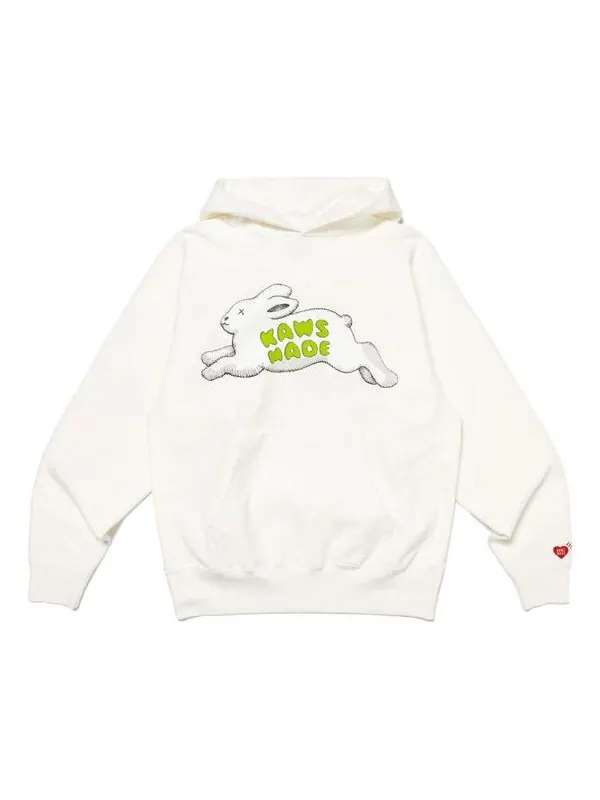 Толстовка x kaws made tiger hoodie 'black' Human Made — изображение 1 из 2, белый