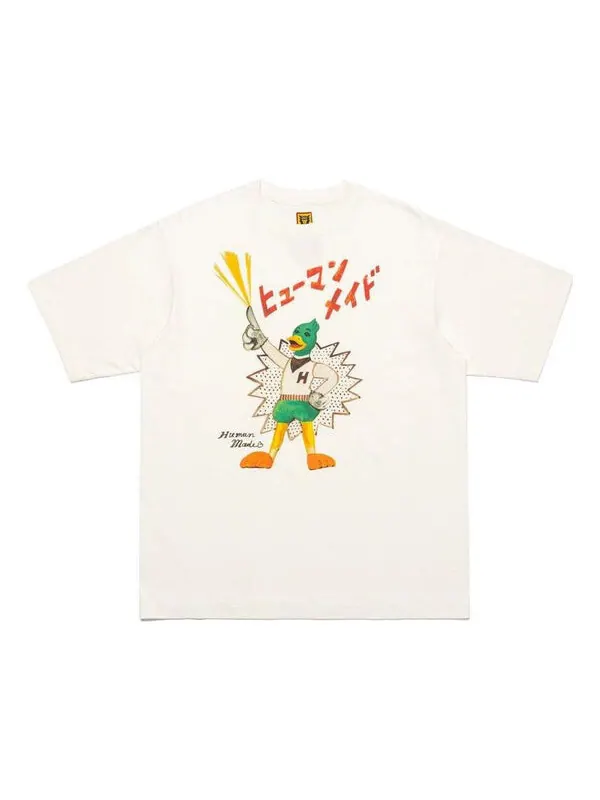 Футболка x kaws made graphic t-shirt #2 'white' Human Made — изображение 1 из 2, белый