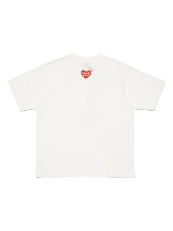 Футболка x kaws made graphic t-shirt #2 'white' Human Made — изображение 2 из 2, белый