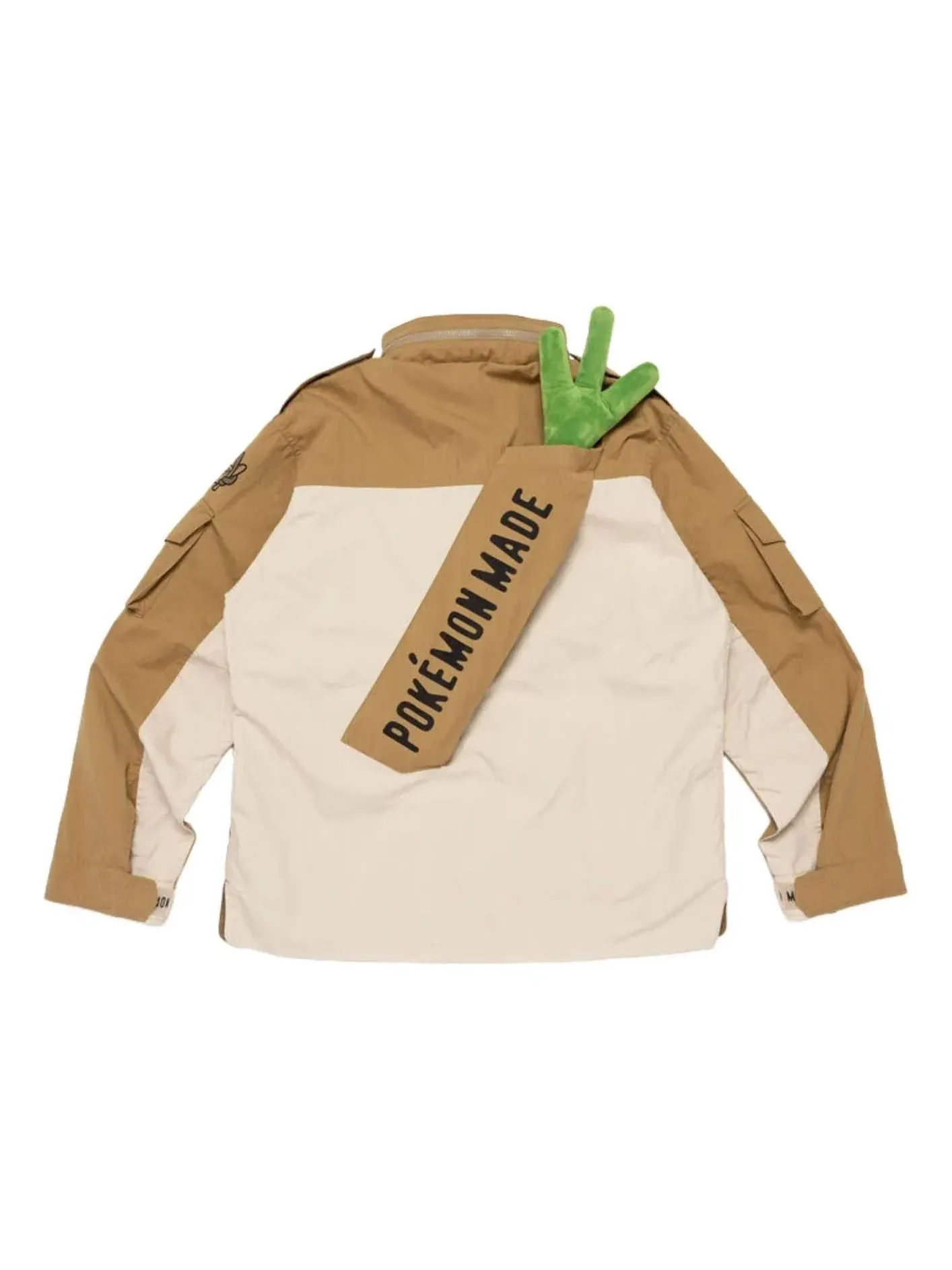 Куртка HUMAN MADE x Pokemon Made Utility Jacket — изображение 1 из 2, бежевый