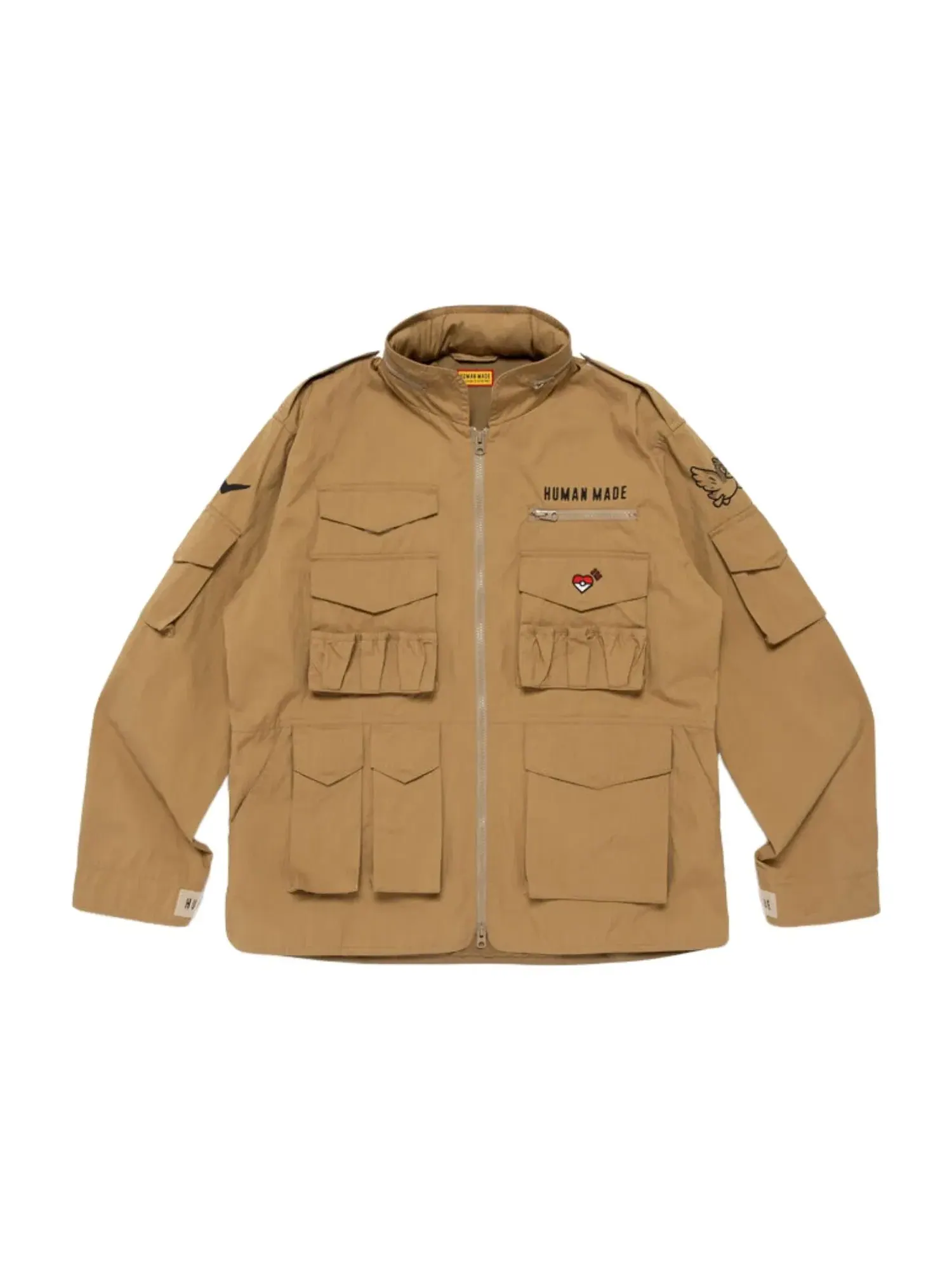 Куртка HUMAN MADE x Pokemon Made Utility Jacket — изображение 2 из 2, бежевый