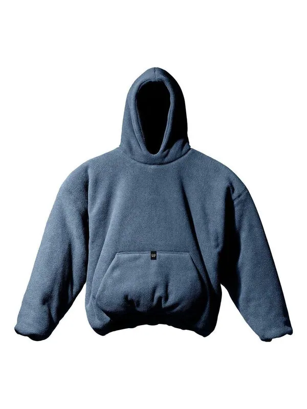 Толстовка YEEZY Gap Polar Fleece Padded Dark Blue — изображение 1 из 2, синий
