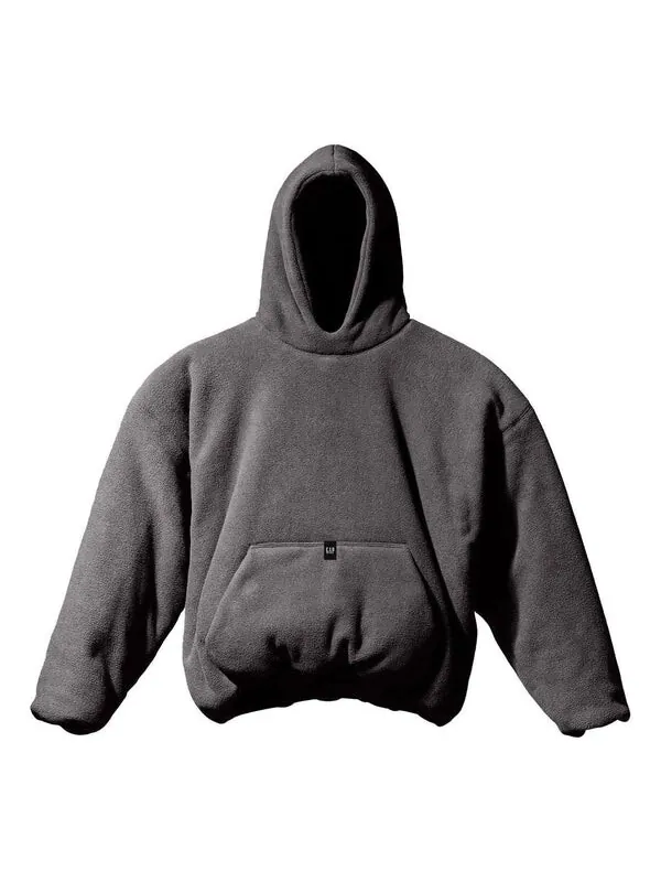 Толстовка YEEZY Gap Polar Fleece Padded Dark Grey — изображение 1 из 2, серый