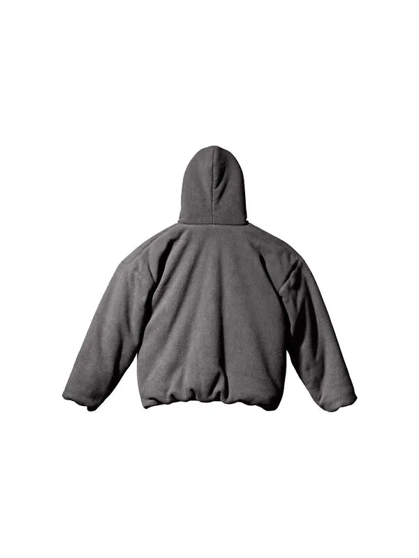 Толстовка YEEZY Gap Polar Fleece Padded Dark Grey — изображение 2 из 2, серый