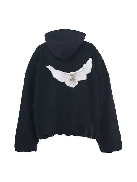 Толстовка Yeezy Gap x Balenciaga Dove Hoodie — изображение 1 из 2, черный