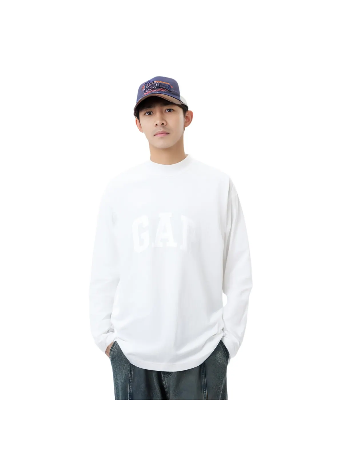 Лонгслив Yeezy Gap x Balenciaga Dove — изображение 3 из 4, белый