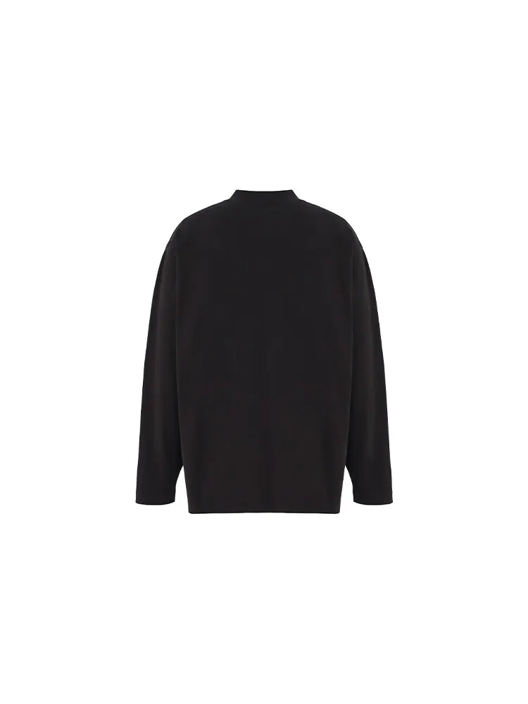 Лонгслив Yeezy Gap Engineered by Balenciaga Logo — изображение 4 из 9, черный